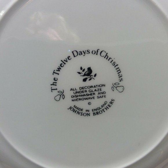 11 Pipers Piping VTG Johnson Brothers Plate 8.5" - Picture 3 of 3